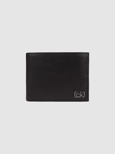 Calvin Klein Táskák & Kiegészítők HU252040 | Calvin Klein RFID-Blocking Trifold Férfi Pénztárca Feke